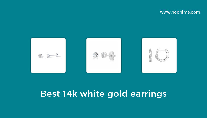Best Selling 14k White Gold Earrings of 2023