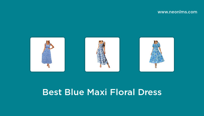 Best Selling Blue Maxi Floral Dress of 2023