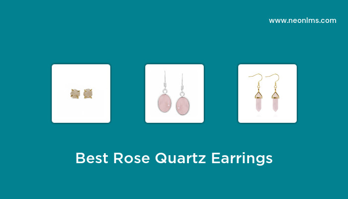 Best Selling Rose Quartz Earrings of 2023